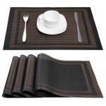 Czarna + Złoty Podkładka Pod Talerze 30x45 AMERICANO