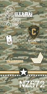 Ręcznik Moro Wojsko 70x140 kąpielowy plażowy Detexpol