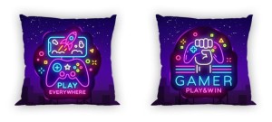 Poszewka na poduszkę jasiek 40X40 (Gamer )