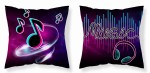 Poszewka na poduszkę jasiek 40x40 MUSIC