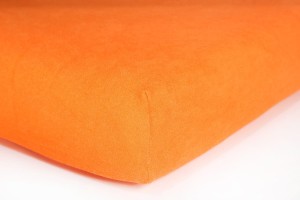 Prześcieradło frotte z gumką 120x200 (pomarańczowe) 180 g/m2
