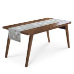 Obrus na stół BIEŻNIK 45x140 Kwiaty 