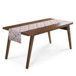 Obrus na stół BIEŻNIK 45x140 Kolorowe wzory 