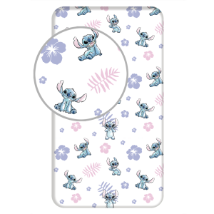Prześcieradło bawełniane Lilo and Stitch 90x200 Jerry Fabrics