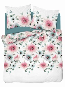 Komplet pościeli kwiaty 220x200 3-częściowy