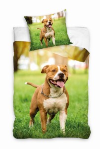 Pościel Pies Amstaf 160x200 Carbotex