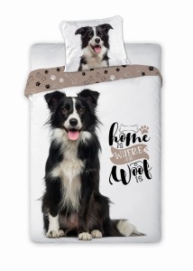 Pościel Best Friends Pies Border Collie 160x200 Faro