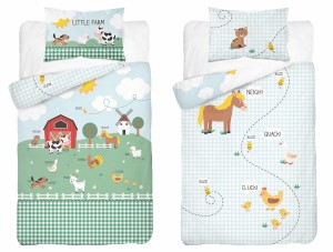 Pościel do łóżeczka Mała Farma 90x120 Detexpol 