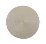 Taupe Okrągła Podkładka Kuchenna Na Stół CHEF