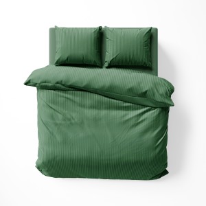 Komplet pościeli z adamaszku Pure Collection 160x200 zielony