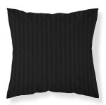 Poszewka z adamaszku Pure Collection 40x40 czarna