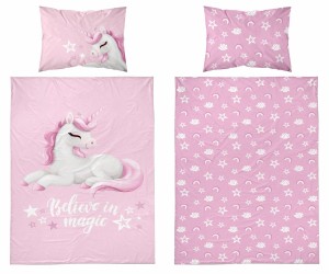 Pościel do łóżeczka Jednorożec Unicorn 100x135 Detexpol  