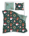 Pościel z mikrofibry satynowej 140x200+70x90 Holly Jolly 006 EAN 5904541936260.jpg