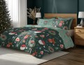 Pościel z mikrofibry satynowej 140x200+70x90 Holly Jolly 006 EAN 5904541936260_2.jpg