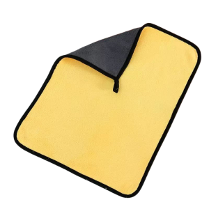 Ścierka z Mikrofibry 30x40 Ręcznik Do Polerowania i Czyszczenia - Żółta