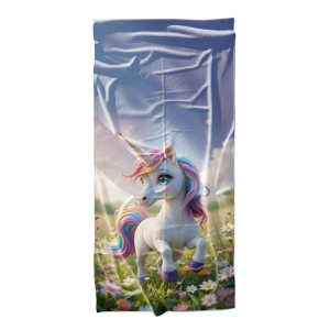 Ręcznik plażowy kąpielowy szybkoschnący 70x140 Jednorożec