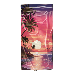 Ręcznik plażowy kąpielowy szybkoschnący 70x140 Wschód Słońca