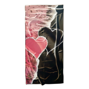 Ręcznik plażowy kąpielowy szybkoschnący 70x140 Serca