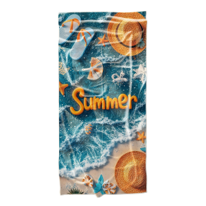 Ręcznik plażowy kąpielowy szybkoschnący 70x140 Plaża Summer