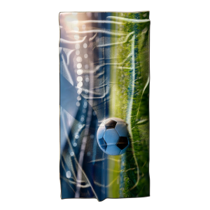 Ręcznik plażowy kąpielowy szybkoschnący 70x140 Piłka Nożna Boisko