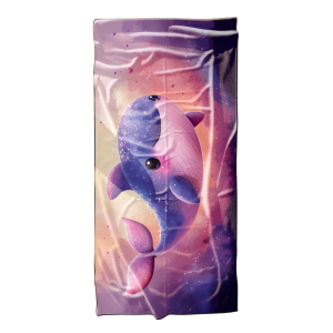 Ręcznik plażowy kąpielowy szybkoschnący 100x180 Wielorybek 