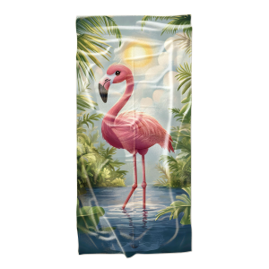 Ręcznik plażowy kąpielowy szybkoschnący 100x180 Flaming