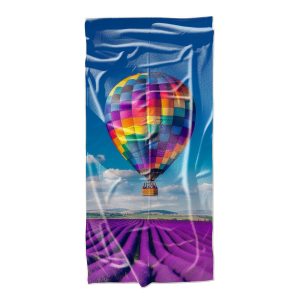 Ręcznik plażowy kąpielowy szybkoschnący 100x180 Tęczowy Balon