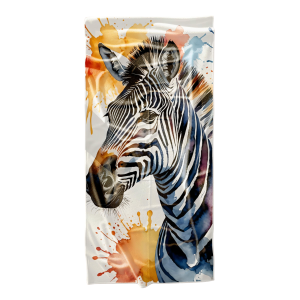 Ręcznik plażowy kąpielowy szybkoschnący 100x180 Zebra 