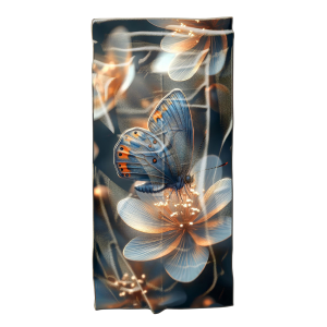 Ręcznik plażowy kąpielowy szybkoschnący 100x180 Motyl