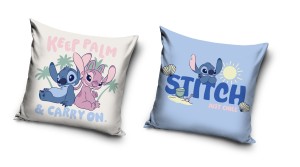 Poszewka na poduszkę welwetowa jasiek 40x40 (Lilo i Stitch)