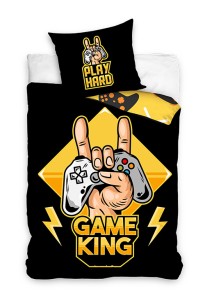 Pościel młodzieżowa Gamer dla gracza 160x200 Carbotex