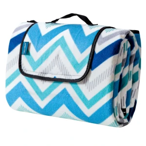 Koc Piknikowy z Izolacją Termiczną 200x200 Mata Piknikowa Wodoodporna Biwak - ZYGZAK