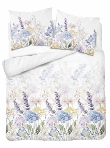 Pościeli bawełnianej 160x200 kolorowe kwiaty