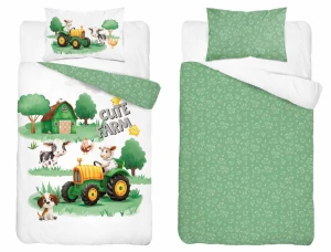 Pościel do łóżeczka Farma Rolna 90x120 Detexpol