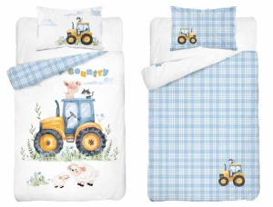 Pościel do łóżeczka Traktor 100x135 Detexpol  
