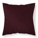 Poszewka z adamaszku Pure Collection 40x40 bordowa (wino)