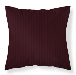 Poszewka z adamaszku Pure Collection 40x40 bordowa (wino)