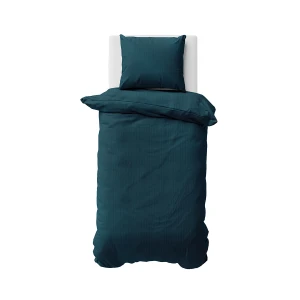 Komplet pościeli z adamaszku Pure Collection 140x200 turkusowa