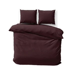  Komplet pościeli z adamaszku Pure Collection 220x200 bordowy (wino)