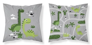 Poszewka na poduszkę 40x40 Jasiek Dinozaury Detexpol