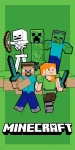 Ręcznik Minecraft 70x140 kąpielowy plażowy Jerry Fabrics