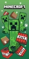 Minecraft TNT Creepers beach towel micro.png