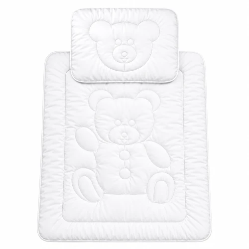 kołdra dziecieca tekstylarium mis-90x120 poduszka 40x60