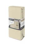 Prześcieradło jersey z gumką 90×200 cm kremowe SOFT – 140 g/m