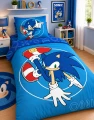Pokój dziecięcy z pościelą Sonic