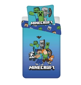 Pościel Minecraft 140x200 + 70x90 Steve Alex Creeper