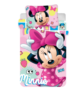 Pościel do łóżeczka Myszka Minnie 100x135 Jerry Fabrics
