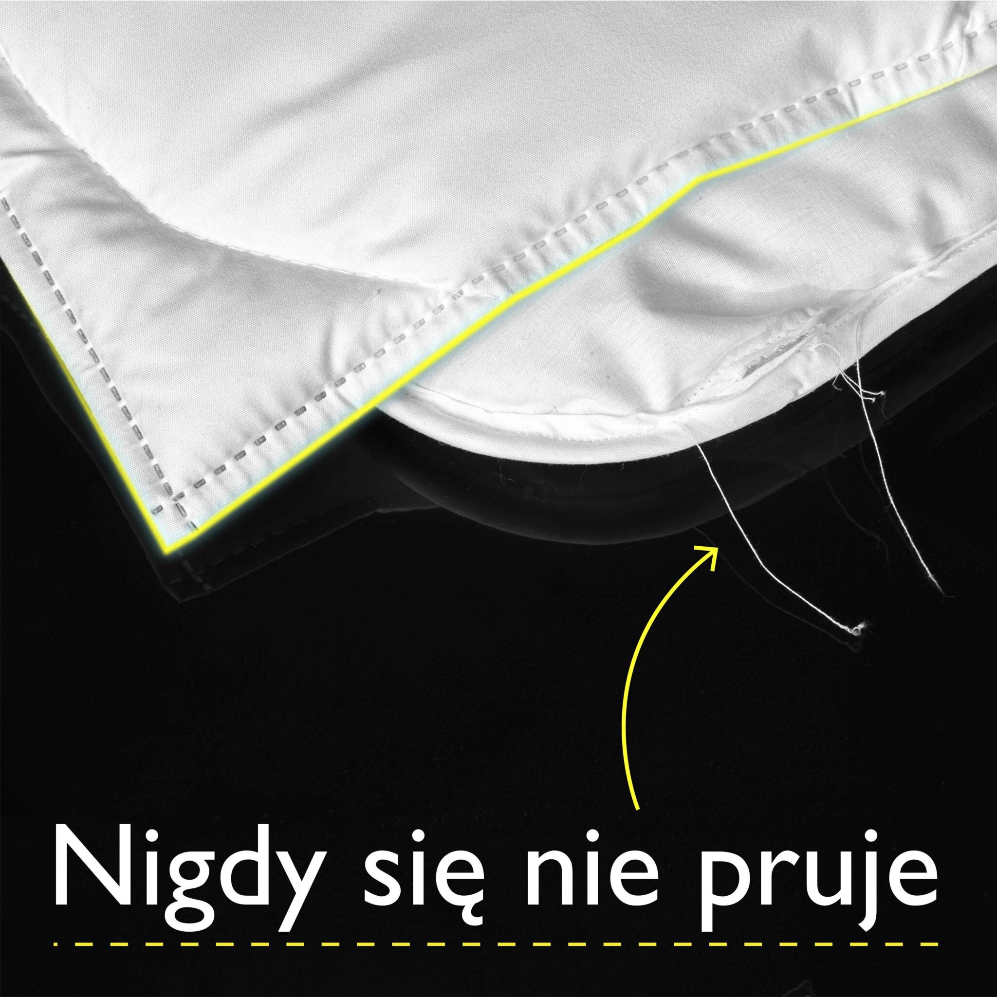 Technologia SmartStitch – wytrzymałe wykończenie kołdry ProComfort John Cotton